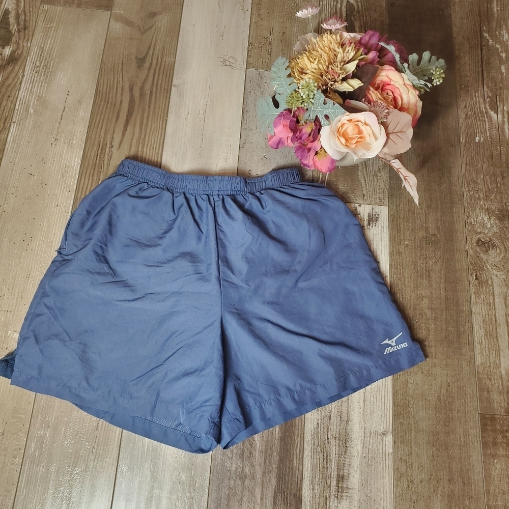 Mizuno Blue Women's Athletic Running Shorts with Liner Size Small EUC